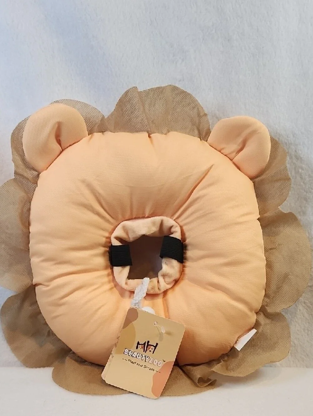 Lion Cat Head Pillow, Harness, Collar, Ball, Shirt And Pet Recovery Cone